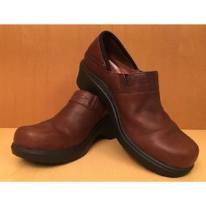 Ariat Santa Cruz Clogs Womens Size 7B Brown Leather 93920 Slip On Shoes